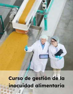Curso de gestión de la inocuidad alimentaria